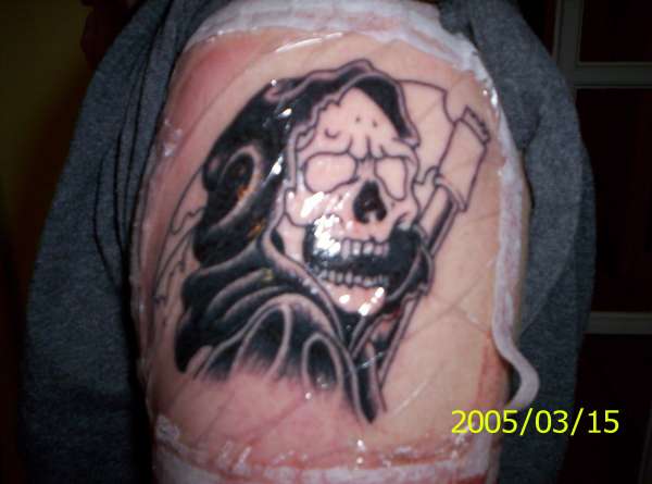 Grim Reaper (My first tattoo) tattoo