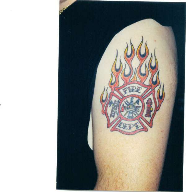 Proud Firefighter tattoo