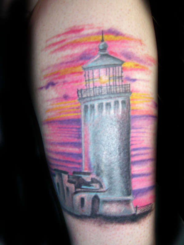 light house tattoo