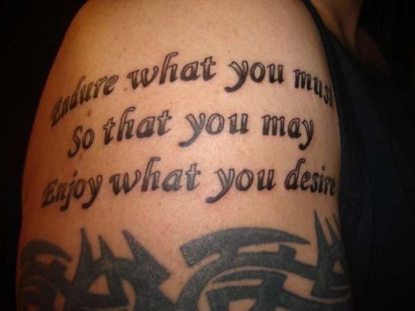 quote tattoo