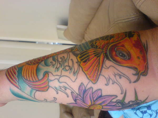 koi cover up tattoo