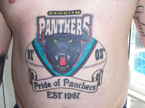 Penrith Panthers tattoo