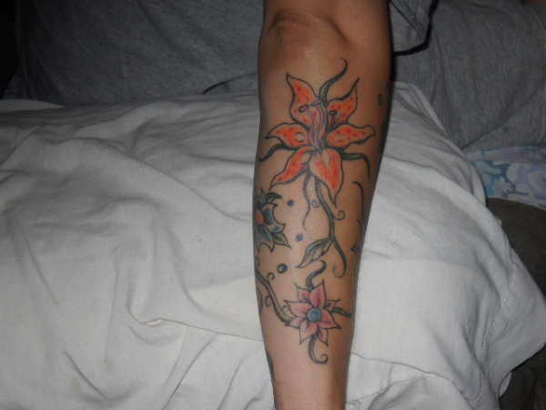 flowers tattoo