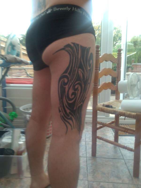 this hurt him lol tattoo