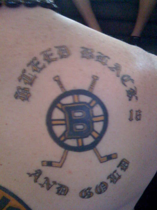 BRUINS TAT tattoo