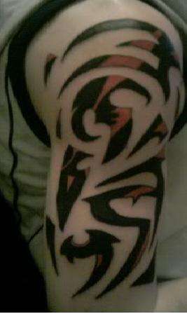 free hand tribal tattoo