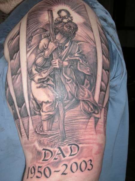 st christopher memorial tattoo tattoo