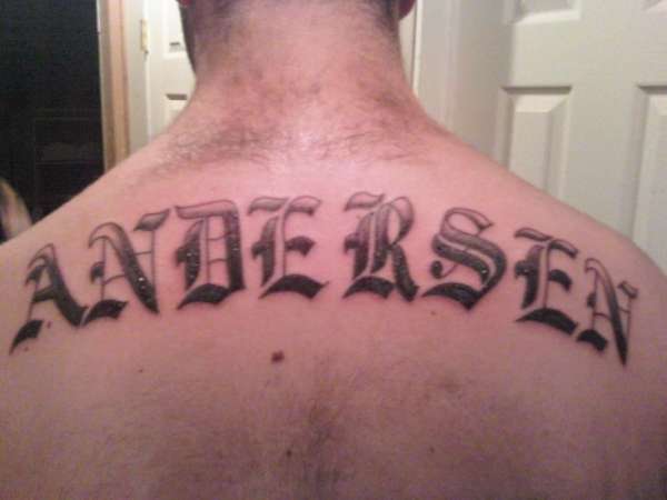 My back tattoo...mayb add on to it somewhere down the road tattoo