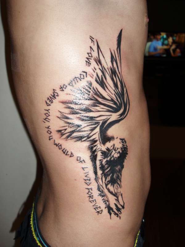 Angel tattoo