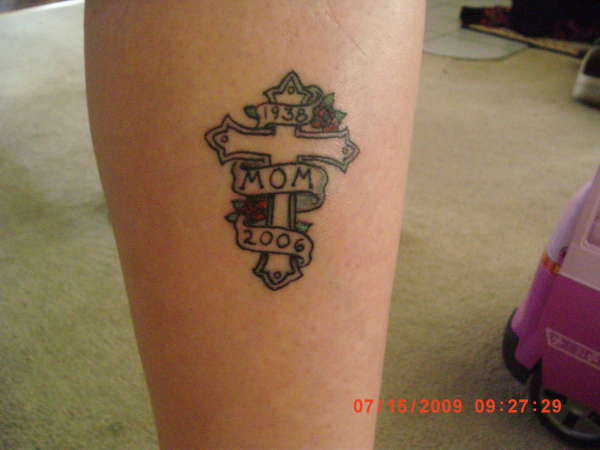 Memorial Cross tattoo