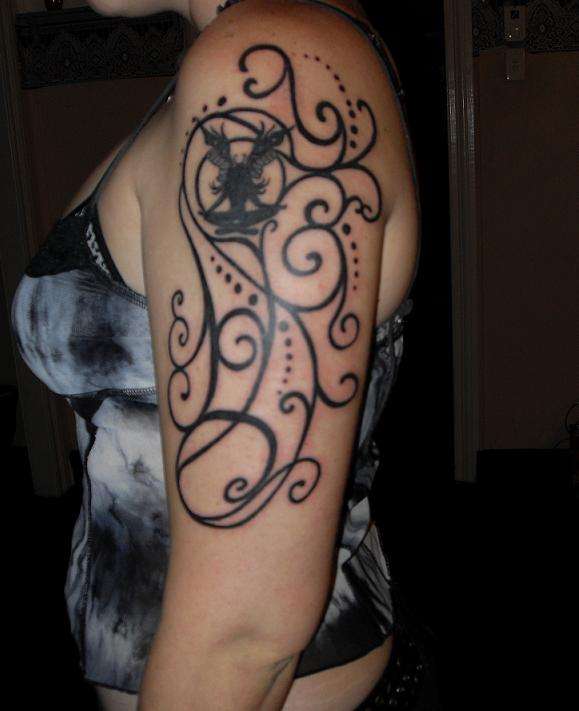 My half sleeve beginnings tattoo