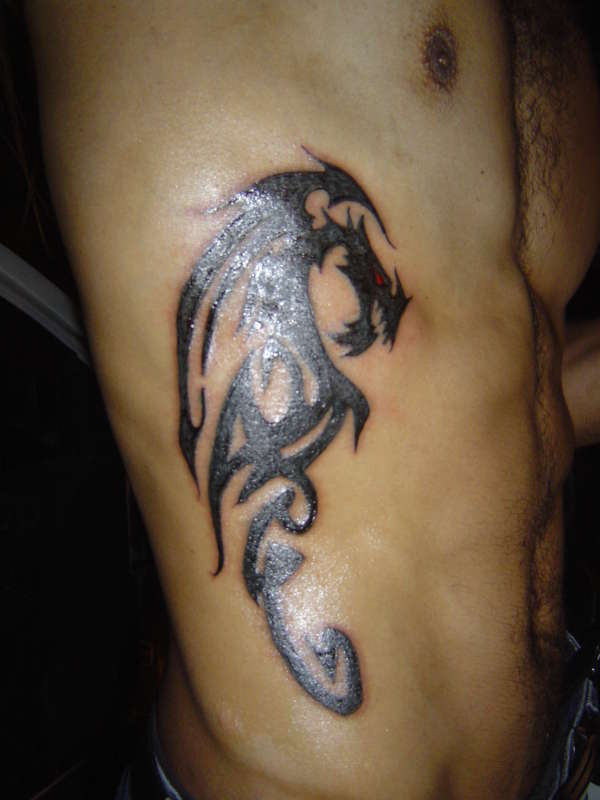 Cover up dragon tattoo tribal Tribal Dragon