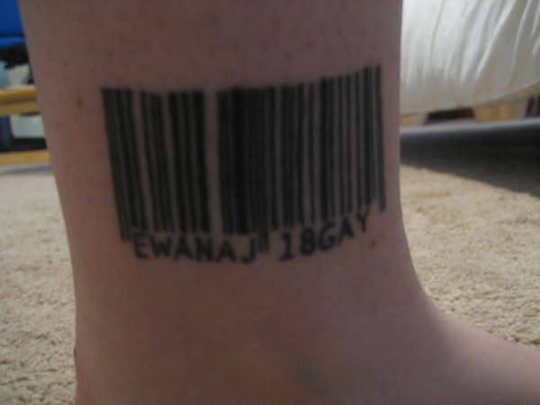 barcode tattoo barcode tattoo