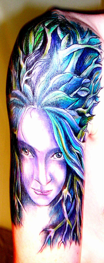Brian Froud Wood Woman tattoo