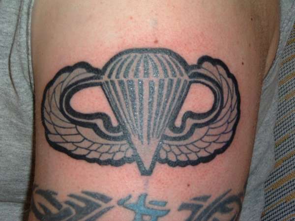 paratrooper wings tattoo