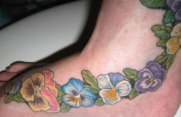 Floral detail tattoo