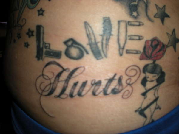 love hurts tattoo