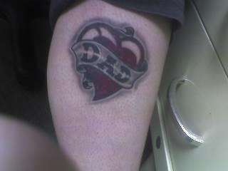 DAD tattoo