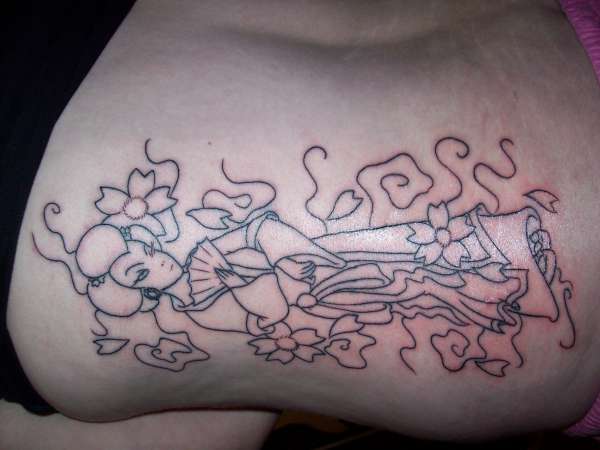 Geisha Start pic tattoo