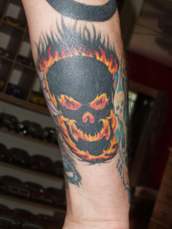 Ghost rider tattoo