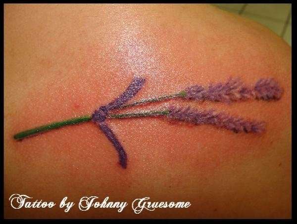 Lavender tattoo