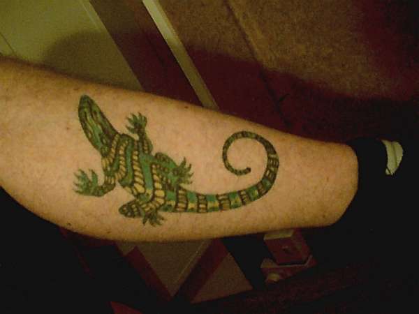 Lizard tattoo