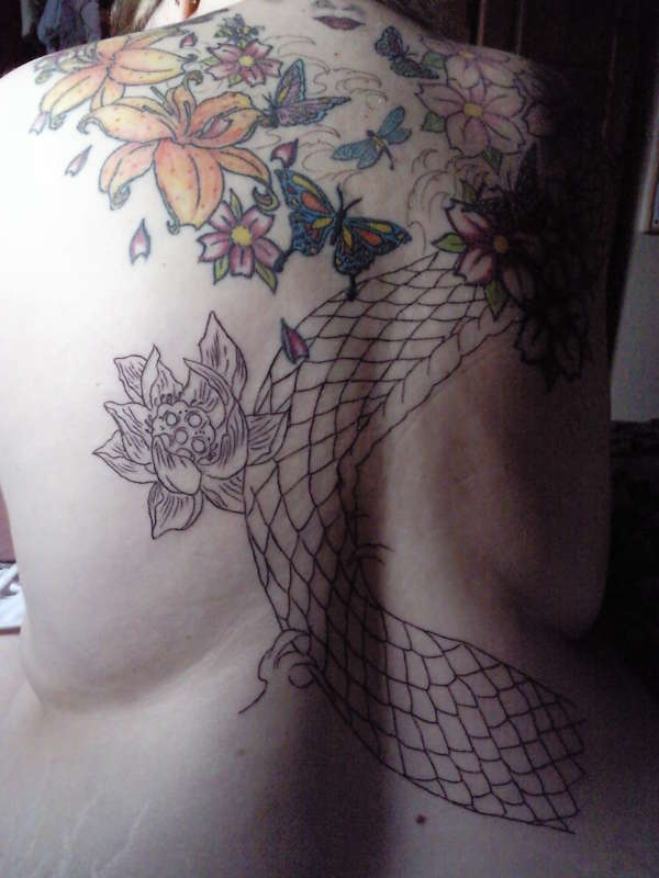 my back work in progress tattoo