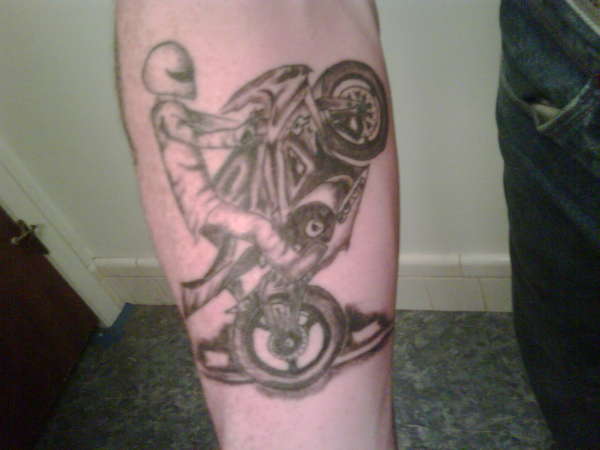 wheelie tattoo