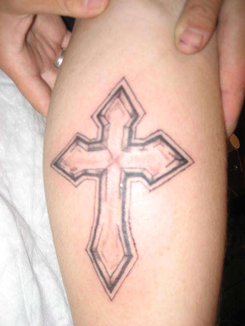 Daniel's Cross tattoo