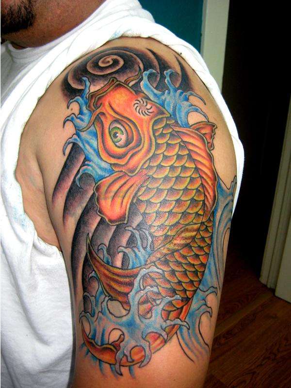 Koi Cover up tattoo