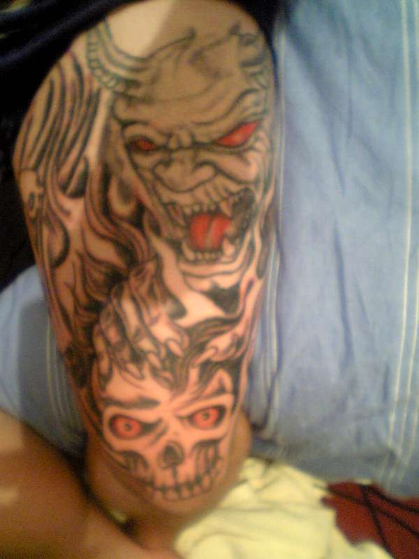 nearly finished tattoo