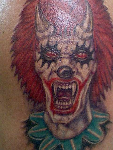 DEMON CLOWN tattoo