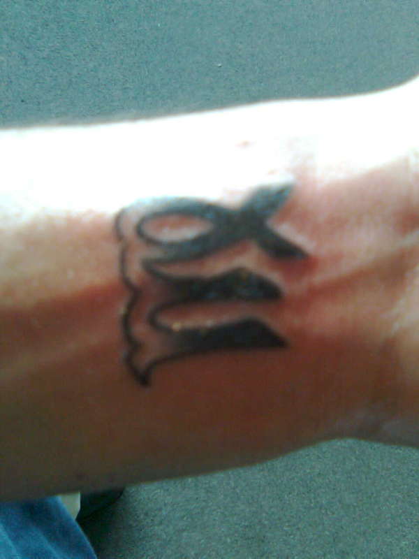 Virgo Symbol tattoo