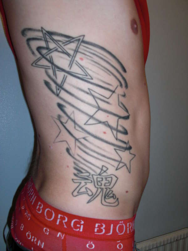 Whirling Stars tattoo