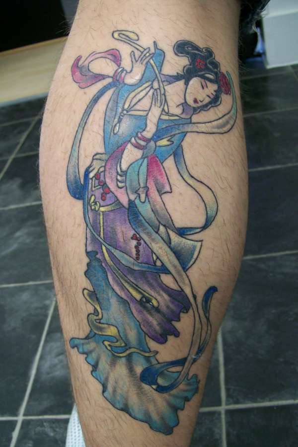 geisha girl tattoo