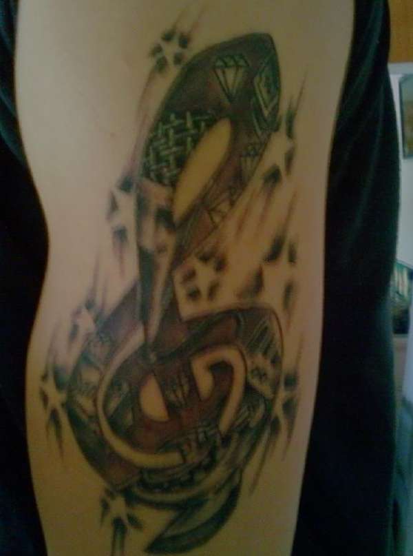 JUST LiKE MUSiC tattoo