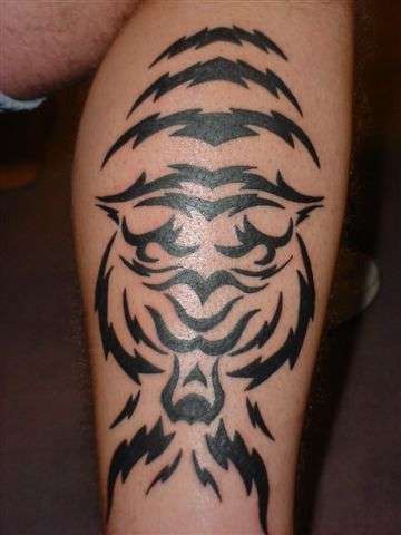 Tribal Tiger tattoo