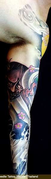 left sleeve with color... tattoo