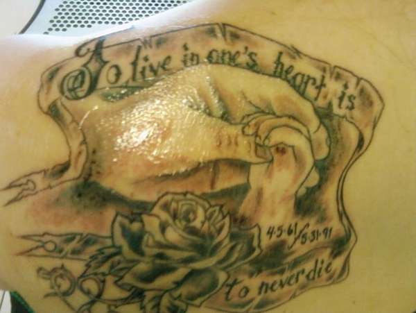 memorial tattoo