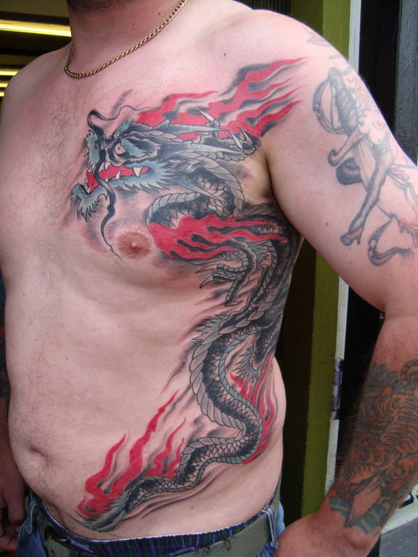 Dragon by Phil Kyle London Ink tattoo