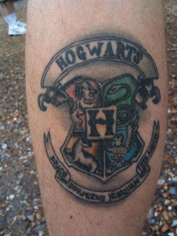 Hogwarts Crest tattoo