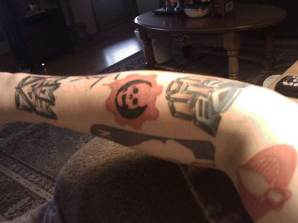 logo tattoo sleeve tattoo