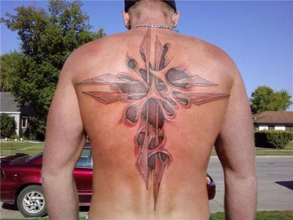 Cross tattoo