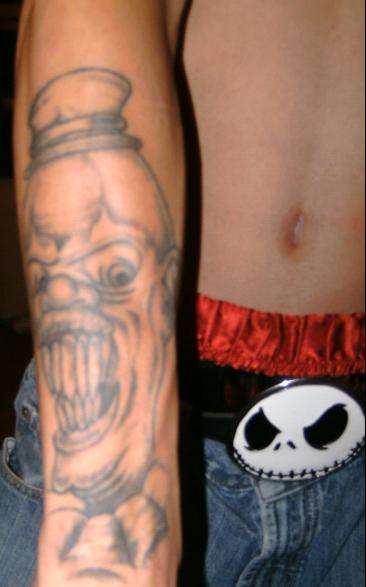 Physco Clown tattoo