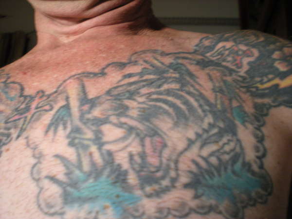Perry- Right Chest tattoo