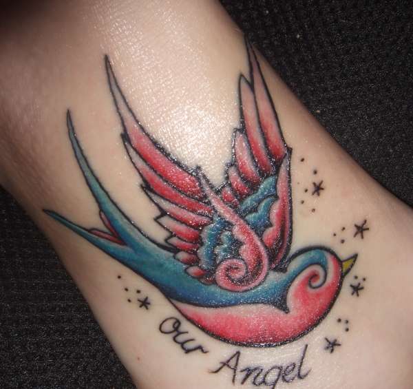 our angel tattoo