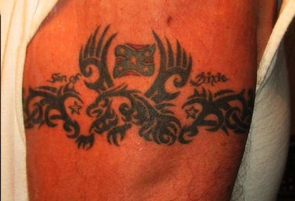 Dixie Tribal  Eagle tattoo