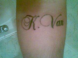 K.Van tattoo
