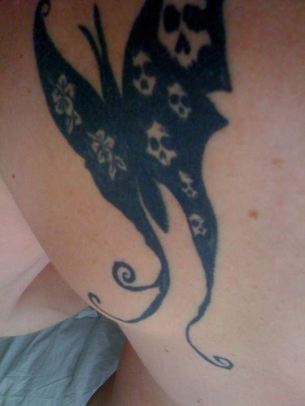 Left Shoulder blade tattoo