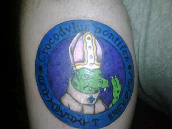 Space Pope tattoo